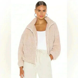 SNDYS Sheepish Faux Fur Jacket ‘Cream’ Size XS